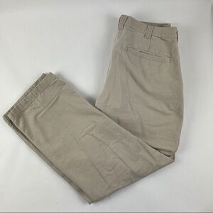 Columbia Pants Mens 36x32 Light Khaki Flat Front